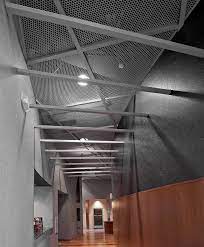 perforated ceiling panels for retrofits