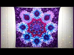 Ice Dye Mandala Tapestry Tutorial
