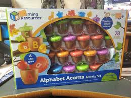 learning resources alphabet acorns