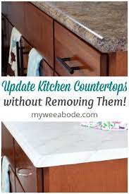 your countertops without replacing them
