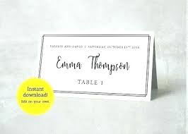 Place Card Holder Template