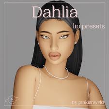 dahlia lip presets by pinkishwld the