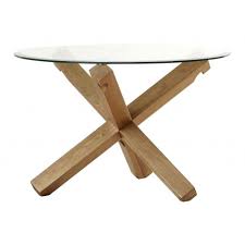 Mercury Solid Oak Round Coffee Table