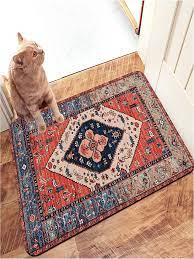 1pc retro bohemian geometric carpet