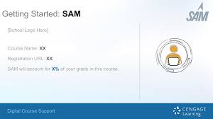 Per cengage's website, a fully installed microsoft office version is required to complete sam projects. Sam Cengage Learning