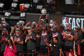 James claimed his fourth nba championship and became the first player to win finals mvp honors with three different teams (2012 and 2013 miami heat, 2016 cleveland cavaliers, 2020 los. Miami Heat Will Face Los Angeles Lakers Lebron James In Nba Finals