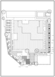 house plan and garden design in autocad