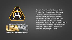 U S Army Acquisition Support Center Usaasc