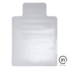 gripper clear office chair mat