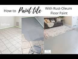 painted tile floors