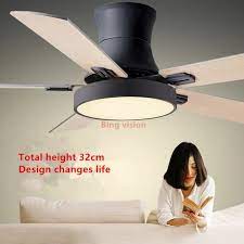 Solid Wood Fan Ceiling Fans Lamps