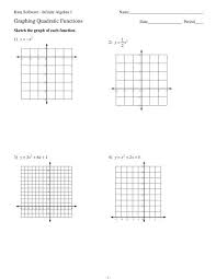 graphing quadratic functions pdf alg