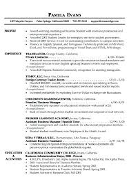 Profile For Resume Examples Simple Resume Format