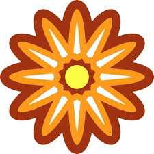Mod Flower 70s Style Cutout Wall Decal