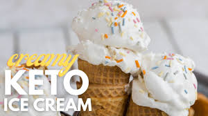 creamy egg free keto ice cream soft
