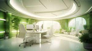 modern futuristic interior office