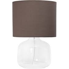 Simple Designs Glass Table Lamp In