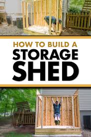 How To Build A Storage Shed Part 1