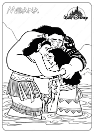 Add a luxury gift box for a thoughtful finishing touch. Printable Disney Moana And Her Family Coloring Page
