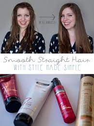 how to get smooth straight hair