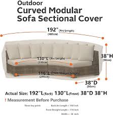 Curved Patio Furniture Cover For
