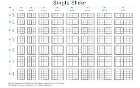 Single Hung Window Sizes Egress Window Size Chart Single