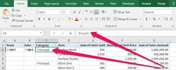 excel pivot table group step by step