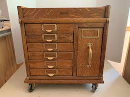 antique globe wernicke oak file cabinet