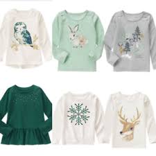 Details About Gymboree All Spruced Up 4 5 6 7 8 Shirt Tops Snowflake Sweater Bunny Deer Green