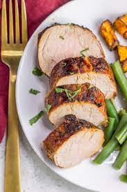 marinated air fryer pork tenderloin