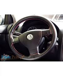 Real Leather Steering Wheel Cover For