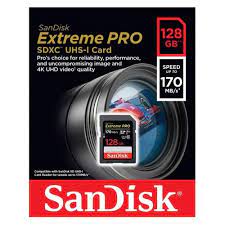 | extreme pro sandisk storage memory sd card camera pc v30 u3 4k class 10 170mb/s. Sandisk 128gb Extreme Pro V30 Sd Card Sdxc Uhs I U3 170mb S Us 47 53 Mymemory