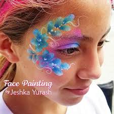kids face painting fast design photo