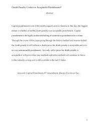 Argumentative Essay About Capital Punishment Pew Research Center