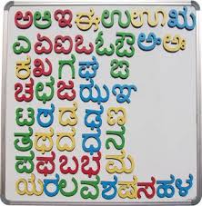Cryo Craft Wooden Magnetic Kannada Alphabets Letters