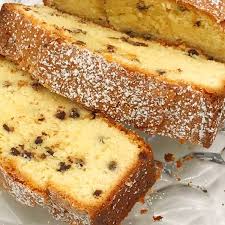 cream cheese chocolate chip pound cake loaf