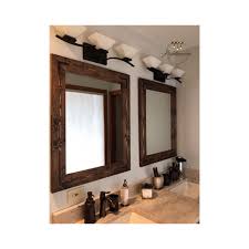 Bathroom mirror frames diy,bathroom mirror frames ideas. Espresso Wood Framed Mirror Rustic Wood Mirror Bathroom Mirror Wall Mirror Vanity Mirror Small M Wood Framed Mirror Wooden Bathroom Vanity Bathroom Mirror