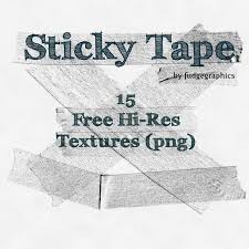 sticky tape textures by fudgegraphics
