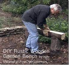 Wooden Or Stone Garden Benches