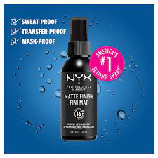1 nyx makeup setting spray matte