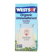 westsoy organic unsweetened soy milk