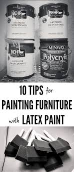 Painting Furniture With Latex Paint