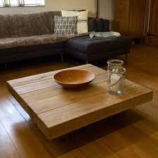 square coffee tables floating