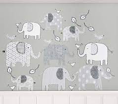 Branson Elephant Wall Decal Pottery