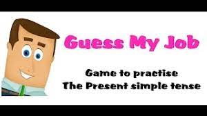 guess my job game to practise present
