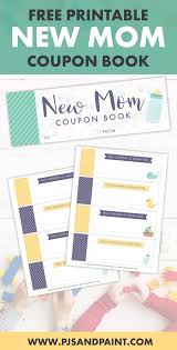 Ready to ship in 1 business day. Free Printable New Mom Coupon Book Printable Baby Shower Gift