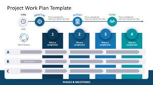 project work plan template slidemodel