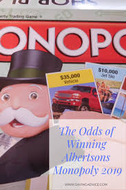 The Odds Of Winning The Albertsons Monopoly Game 2019