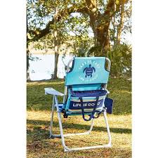 life is good backpack lawn chairs blue