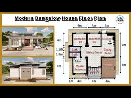 Modern Bungalow House Floor Plan 3